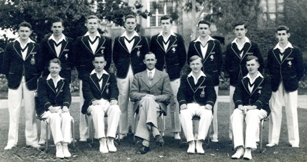 Boys 1st Cricket XI, 1946 APS Premiers.